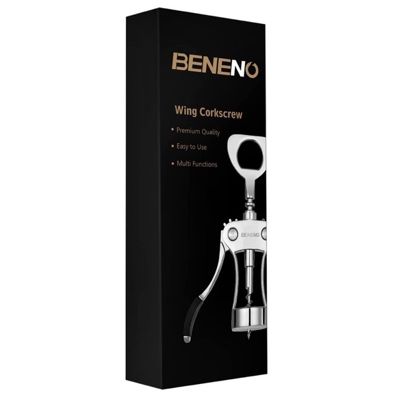 Beneno Wing Corkscrew Wine Opener - Picture 2 of 15
